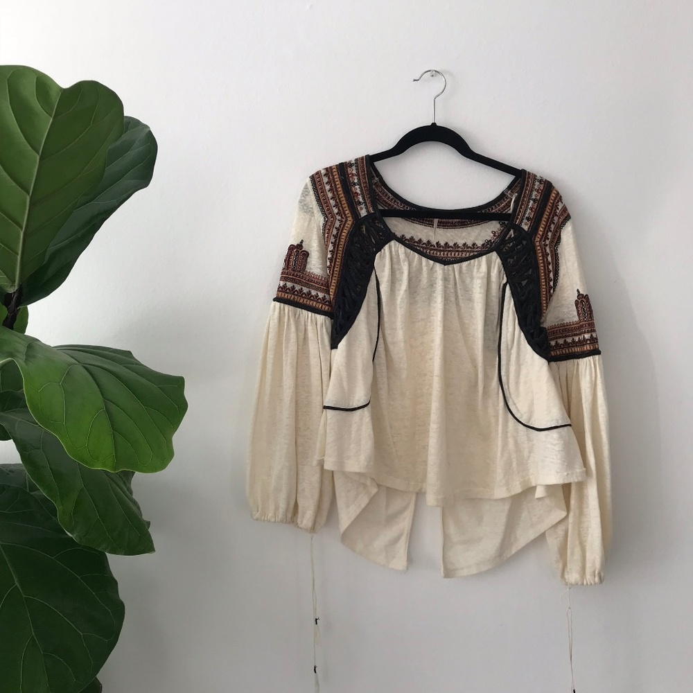 Free People Boho Blouse